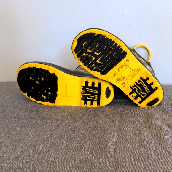 Emoji Kids Rubber Rain Boots, Size 9/10 - Picture 3 of 3